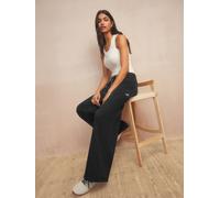 self soi-même. Pantalon de jogging coupe large Noir L Short (FR 46-48)