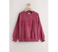 self. soi-même. Sweatshirt de cou d'équipage rouge XXL (FR 50-52)