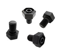 Self Spares - 4 pieds universels (40 mm) pour fours de cuisinière, pieds réglables à visser pour s'adapter à Hotpoint, Ariston ou Indesit, AEG, Electrolux ou Zanussi, Beko, Blomberg, Grundig