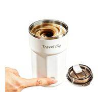Self Stirring Cup - 304 Stainless Steel, Rechargeable Mixing Mug, Auto Magnetic Blender | Electric Rotating Tumbler, Quiet Portable Drink Maker for Beverages Cocoa Tea Juice Hot Chocolate Home Office