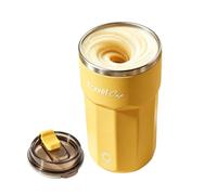 Self Stirring Cup - 304 Stainless Steel, Rechargeable Mixing Mug, Auto Magnetic Blender | Electric Rotating Tumbler, Quiet Portable Drink Maker for Beverages Cocoa Tea Juice Hot Chocolate Home Office