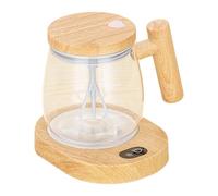 Self Stirring | Electric High Speed Mixing Cup With Lid | Rechargeable For Mixing, High Borosilicate Glass Stirring For Home Offices