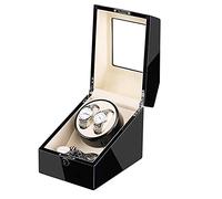 Self Winding Automatic Watch Winder with Quiet Motor 5 Rotation Models with 2 Watch Winder Positions and 3 Display Storage Spaces for Men and Women Watches Bedroom Accessories (A)