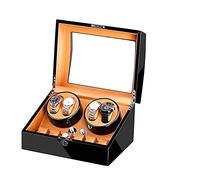 Self Winding Watch Winder Box Watch Winder for Automatic Watches Powered by Motor with Soft Flexible Pillow Suitable for Ladies and Men's Watch Bedroom Accessories (E)