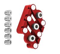 SelfCentering - Jauge de poinçonnage pour le travail du bois - Guide de perçage en alliage d'aluminium - Alignement précis - Localisateur de centrage automatique