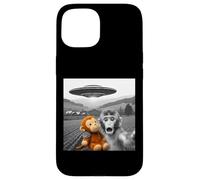 Selfie Amusant avec Punch Monkey UFO Punch Monkey Coque pour iPhone 15