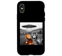 Selfie Amusant avec Punch Monkey UFO Punch Monkey Coque pour iPhone X/XS