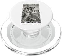 Selfie Amusant avec Un Chat pour Le centenaire de l'autoroute 66 1926-2026 PopSockets PopGrip pour MagSafe