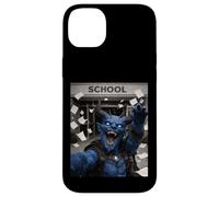Selfie Amusant du dernier Jour d'école des Vacances d'été de Blue Devil Coque pour iPhone 14 Plus