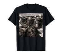 Selfie Amusant du dernier Jour d'école des Vacances d'été de Viking Raider T-Shirt