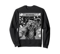 Selfie Amusant du dernier Jour d'école d'été de Sabretooth Tiger Sweatshirt