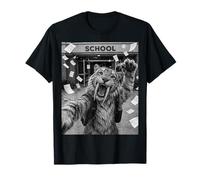 Selfie Amusant du dernier Jour d'école d'été de Sabretooth Tiger T-Shirt