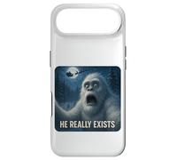 Selfie Amusant d'un yéti avec Le traîneau du Père Noël et se Coque pour iPhone Air