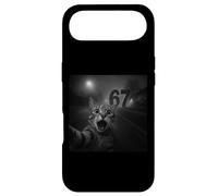 Selfie avec Chat Funny Six Seven 6 7 Meme Gen Z Alpha Slang Coque pour iPhone Air