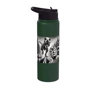 Selfie avec Lucha Libre Mask Adventure Stainless Steel Insulated Water Bottle