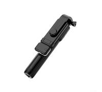 Selfie avec trépied, rotation à 360 degrés sans fil avec lumière pour Android, obturateur à distance, lumière de remplissage compatible avec Xiaomi (noir)