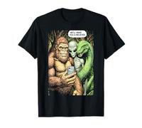 Selfie Bigfoot Alien Monster du Loch Ness Funny Believer T-Shirt