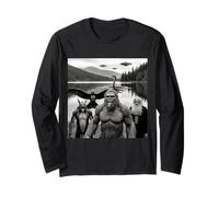 Selfie Bigfoot Loch Ness Alien Bird Monster OVNI Cryptids Manche Longue