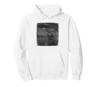 Selfie British Shorthair en détresse par Un OVNI avec Une Sweat à Capuche