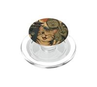 Selfie Chat avec Bouddha Ichi-Go Ichi-E Moment Zen PopSockets PopGrip pour MagSafe