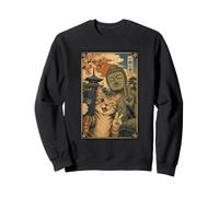 Selfie Chat avec Bouddha Ichi-Go Ichi-E Moment Zen Sweatshirt