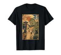 Selfie Chat avec Bouddha Ichi-Go Ichi-E Moment Zen T-Shirt Graphique avec Valeur
