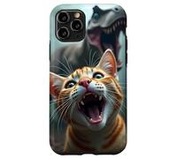 Selfie Chat avec Dinosaure - Panique Jurassique Coque pour iPhone 11 Pro