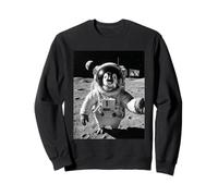 Selfie d'astronaute de Pingouin sur la Lune Amant drôle de Sweatshirt