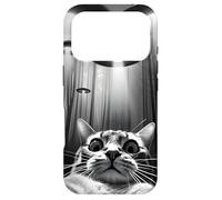 Selfie de Chat avec OVNI | OVNIS et Chat drôles Coque pour iPhone 17 Pro