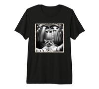 Selfie de Chat avec OVNI | OVNIS et Chat drôles T-Shirt Haut de Gamme