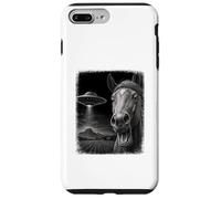 Selfie de Cheval en détresse d'OVNI avec Un Humour Coque pour iPhone 7 Plus/8 Plus