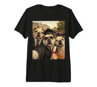 Selfie de Fin d'études des Bulldogs, Senior de 2026, Funny Grad T-Shirt Haut de Gamme