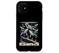 Selfie de l'épave du Titanic avec Une Baleine à Bosse Coque pour iPhone 11