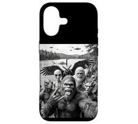 Selfie de l'extraterrestre Bigfoot, Monstre du Loch Ness, ovni et cryptides Coque pour iPhone 17