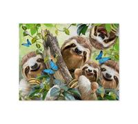 Selfie de Paresseux，Puzzle 1000 Pièces en Bois Divertissement Puzzles Jouets Très Difficile Adulte Et Adolescent Casual Jigsaw Puzzle Puzzle（75x50cm）-A36