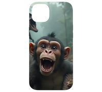 Selfie de Singe avec Un Dinosaure - Jurassic Mayhem Coque pour iPhone 14 Plus