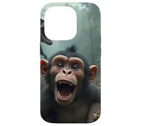 Selfie de Singe avec Un Dinosaure - Jurassic Mayhem Coque pour iPhone 14 Pro