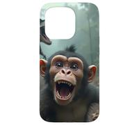 Selfie de Singe avec Un Dinosaure - Jurassic Mayhem Coque pour iPhone 15 Pro
