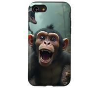 Selfie de Singe avec Un Dinosaure - Jurassic Mayhem Coque pour iPhone SE (2020) / 7/8