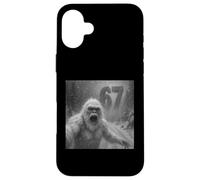 Selfie de yéti avec Argot Alpha et Argot Alpha Funny Six Seven 6 7 Meme Gen Z Coque pour iPhone 16 Plus