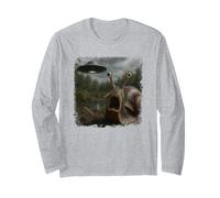 Selfie d'escargot en détresse d'OVNI avec Une nouveauté Manche Longue