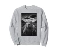 Selfie d'OVNI Capybara avec Un Humour de nouveauté Sweatshirt
