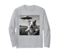 Selfie d'OVNI Hamster avec Un Humour de nouveauté Manche Longue