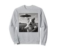 Selfie d'OVNI Hamster avec Un Humour de nouveauté Sweatshirt