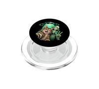 Selfie drôle avec Un Chat Extraterrestre, OVNI, Aventure Spatiale, Cosmic Friends PopSockets PopGrip pour MagSafe