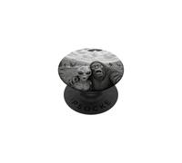 Selfie drôle Bigfoot et Extraterrestre avec OVNIS et Cryptids PopSockets PopGrip Adhésif
