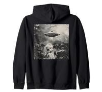 Selfie drôle de bébé avec des ovnis, bébé drôle Sweat à Capuche