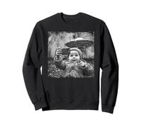 Selfie drôle de bébé avec des ovnis, bébé drôle Sweatshirt