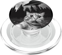 Selfie drôle de Chat avec des OVNIS PopSockets PopGrip pour MagSafe