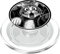 Selfie drôle de Chat avec des OVNIS PopSockets PopGrip pour MagSafe